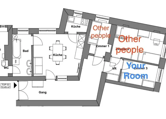 One 3 - Rebuli In 3 Appartement